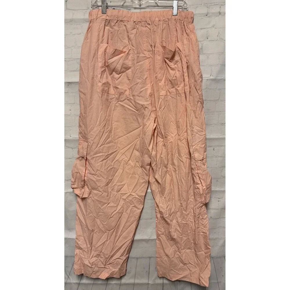 blank NYC parachute, cargo pants, pink peach size large - Picture 7 of 9